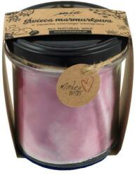 Mia box Lumânare parfumată cu design de marmură „Struguri negri - Miabox Black Grapes Candle 350 ml