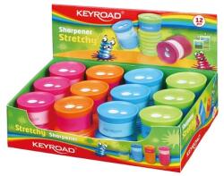 Keyroad Hegyező 2 lyukú tartályos Keyroad Stretchy vegyes színek (KR971287)