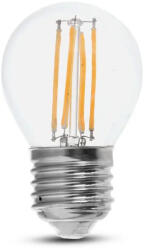 V-TAC Bec LED 6W, Filament, E27, G45, Clear Cover, 6400K (45961-)