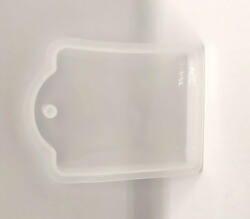  Szilikon öntőforma átlátszó - címke 6, 8*9*1, 2cm 38175 (38175)