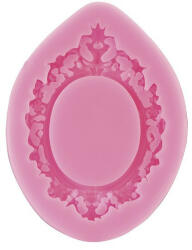 Szilikon öntőforma - Ovális keret 9*6, 9*0, 9cm (29947)