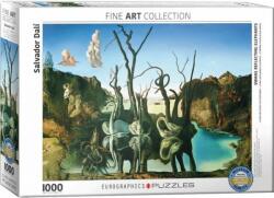 EUROGRAPHICS - Puzzle Dali: Swans Reflecting Elephants - 1 000 piese