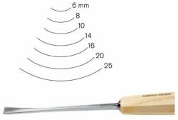 pfeil tools Dalti sculptura profesionale seria 7F Pfeil, Dalta ascutita pe o singura parte, 8 mm Dalta