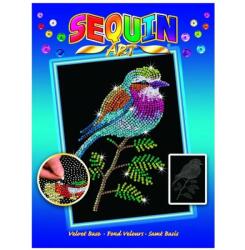 Sequin Art 25X34 Lilac Breasted Roller