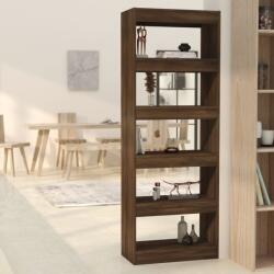 vidaXL Bibliotecă/Separator cameră, stejar maro, 60x30x166 cm, PAL (813610) Biblioteca
