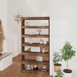 vidaXL Bibliotecă/Separator cameră, stejar maro, 100x30x198 cm, lemn (813643) Biblioteca