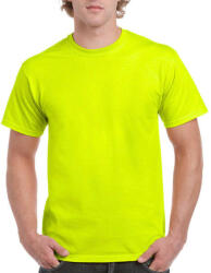 Gildan Uniszex póló Rövid ujjú Gildan Ultra Cotton Adult T-Shirt - 2XL, Safety zöld