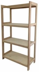 Tonap Gaboni Bükkfa polcos állvány 4 polc 133 x 70 x 33 cm (4BP70)