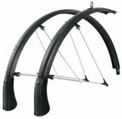 SKS Bluemels Trekking Matt Edition 28-as CAB műanyag sárvédő szett, 53-56 mm, V-pálcás, matt fekete - bikepro - 14 410 Ft
