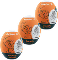 Satisfyer Masturbator Egg Set Crunchy 3 pack