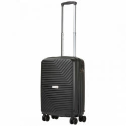 CarryOn Transport fekete 4 kerekű kabinbőrönd USB töltővel (502397)