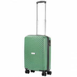 CarryOn Transport zöld 4 kerekű kabinbőrönd USB töltővel (502402)