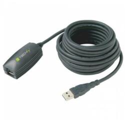 TECHLY USB 3.0 aktív hosszabbító kábel, 5 méter, fekete (ICUR3050)
