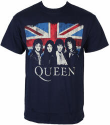 ROCK OFF bărbați tricou Queen - Epocă Union Jack - ROCK OFF - QUTS12MN