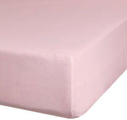  Jersey pamut gumis lepedő Púder rózsaszín 90x200 cm +25 cm - lakberbazar - 8 385 Ft