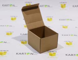 Szidibox Karton Csomagoló doboz, önzáró, postai kartondoboz 115x110x85mm barna (SZID-00572)