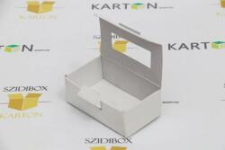 Szidibox Karton Névjegykártyatartó doboz fehér 93x53x33mm (SZID-00716)