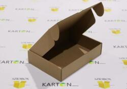 Szidibox Karton Csomagoló doboz, önzáró, postai kartondoboz 195x145x45mm barna (SZID-00567)
