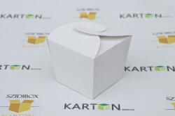 Szidibox Karton Ajándék kartondoboz fehér 95x95x80mm (SZID-00893)