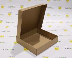Szidibox Karton Csomagoló doboz, önzáró, postai kartondoboz 250x255x60mm barna X (SZID-00562)