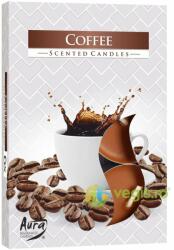 BISPOL Set Lumanari Tip Pastila Aroma Cafea 6 buc