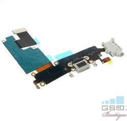 Apple Banda Flex iPhone 6 Plus Cu Conector Incarcare Microfon si Jack Audio Alba a