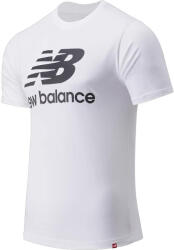 New Balance Essentials Stacked Logo Tee , Alb , XL
