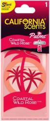 California Scents Palms Autós légfrissítő, Coastal Wild Rose aroma (CS-9520-PALMS)