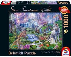 Schmidt Spiele Sundram - Holdfényes vadvilág 1000 db-os (59963)