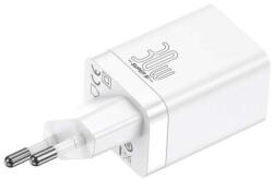  Baseus Super Si Pro gyorstöltő USB + USB-C 30W - fehér (029155)