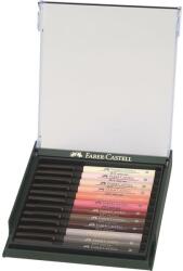 Faber-Castell Pitt Artist Pen Faber-Castell színek, bőrtónusok (doboz / 12 szín) (FC267424)