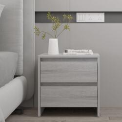 vidaXL Noptieră, stejar sonoma gri, 45x34, 5x44, 5 cm, PAL (813040)