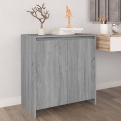 vidaXL Servantă, stejar sonoma gri, 70x41x75 cm, lemn prelucrat (813003) Comoda