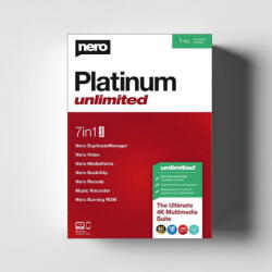 Nero Platinum Unlimited 1 Dispozitiv Licenta Perpetua Electronica (907432)