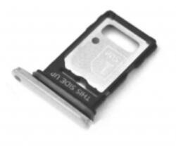 Motorola Edge X30 XT-2201 DualSim sim és memóriakártya tartó tálca ezüst, gyári