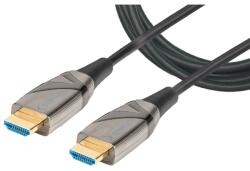 TECHLY HDMI 2.0 aktív optikai kábel, 4K Ultra, 20 méter, fekete (ICOC HDMI-HY2-020)