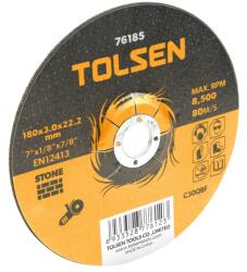 TOLSEN TOOLS Disc de taiere cu centru coborat (piatra) 100x3x16 mm (76181)
