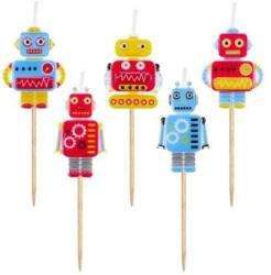 Robotos tortagyertya, 5 db-os gyertya szett