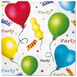 Lufis-szíves party szalvéta 20 db-os 33x33 cm
