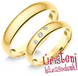 4sd3.2c Klasszikus Karikagyűrű Cirkónia Kövekkel (4sd3.2c)