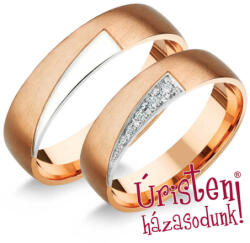  Uh718b Karikagyűrű Gyémánt Kövekkel (uh718b)