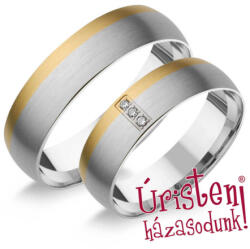 Hr33b Karikagyűrű Gyémánt Kövekkel (hr33b)