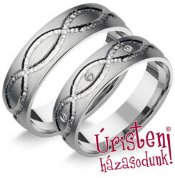 Uh057b Karikagyűrű Gyémánt Kövekkel (uh057b)