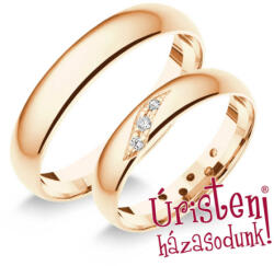  4rd3.4c Klasszikus Karikagyűrű Cirkónia Kövekkel (4rd3.4c)