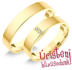 4sl2c Klasszikus Karikagyűrű Cirkónia Kövekkel (4sl2c)