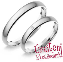  3fd1c Klasszikus Karikagyűrű Cirkónia Kővel (3fd1c)