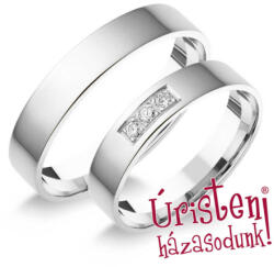  4fl3.2c Klasszikus Karikagyűrű Cirkónia Kövekkel (4fl3.2c)