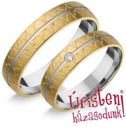 Hr70b Karikagyűrű Gyémánt Kővel (hr70b)