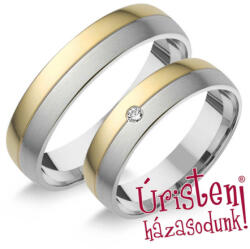  Hr192b Karikagyűrű Gyémánt Kővel (hr192b)
