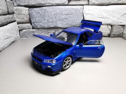 TAYUMO Nissan Skyline GT-R34 V-Spec II 2016 Blue cu led-uri si sunete1/43 (14823)
